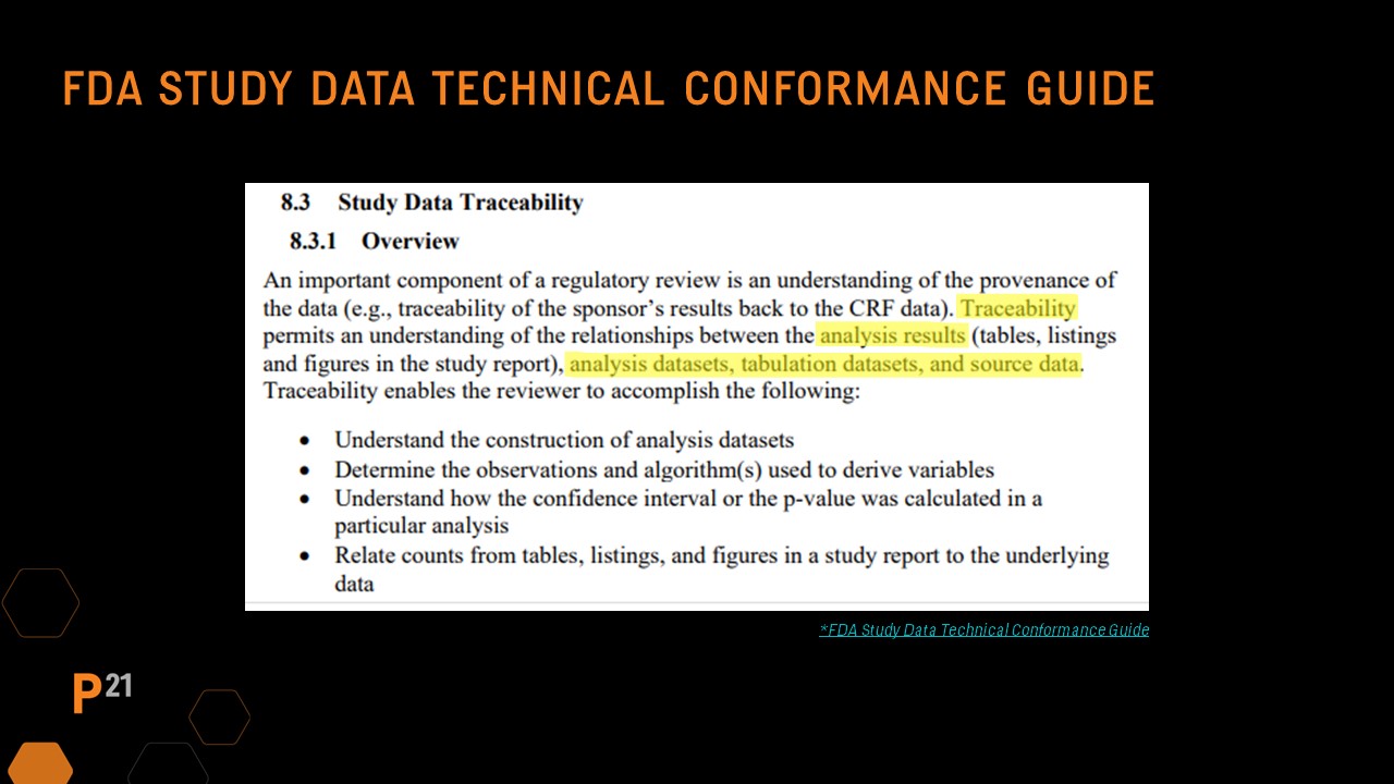 FDA Technical Conformance Guide Section 8.3.1