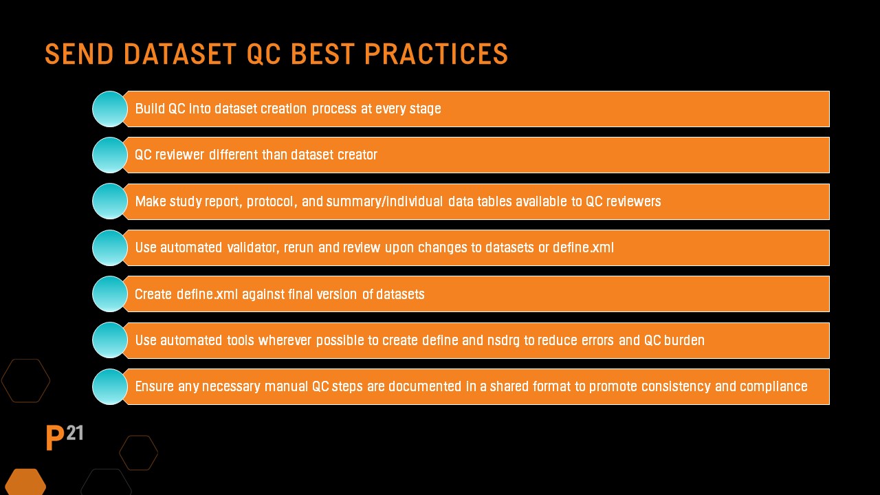 SEND Dataset QC Best Practices