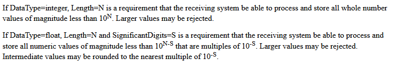 ODM 1-3-1 specification SignificantDigits