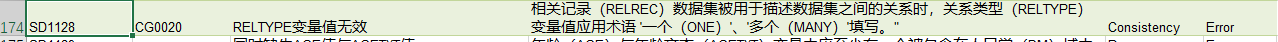 RELREC中， RELTYPE尝试用 “一个” “多个” 以及 “一个(ONE)” “多个（MANY）”的值均报错